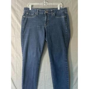 Jessica Simpson Kiss Me Jegging Dark Wash Stretch Denim Slim Fit 32